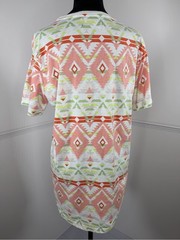PacSun Scallop Fit Aztec Print T-Shirt Size Medium