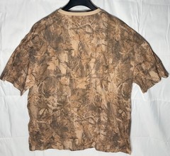 Comfrt Collection Camo T-Shirt Large High Sierra Brown Oversized Cotton Tee NWT