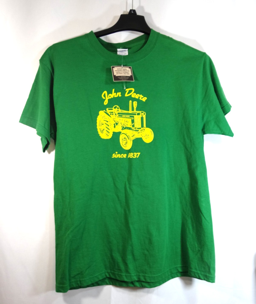 John Deere T-SHIRT deer tractor farmer logo Men’s graphic tee-M