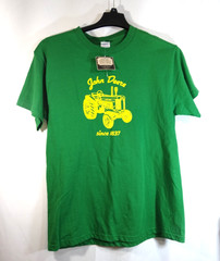 John Deere T-SHIRT deer tractor farmer logo Men’s graphic tee-M