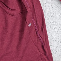 Mack Weldon Tee Shirt Mens XL Maroon Pima Cotton Long Sleeve Round Neck Pullover