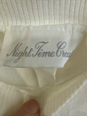 VTG 90s Goodnight Sleep Shirt Teddy Bear Single Stitch One Size Granny Cottage