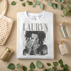 Lauryn Hill T-Shirt – Vintage Black and White Graphic Tee A195