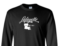 Lafayette Louisiana State T-Shirt Long Sleeve Graphic Tees Unisex apparel