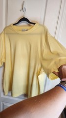 Carolina Colours Plus Short Sleeve Crew Neck T-Shirt in Yellow