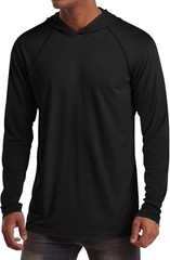 Men’s UPF 50+ Sun Protection Hoodie, True-to-Size Long Sleeve UV
