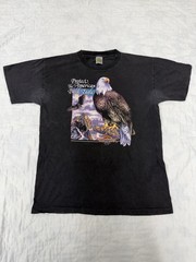 Vintage 1991 3D Emblem Bald Eagle T-Shirt