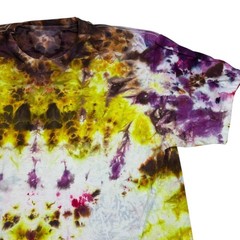 Hand Dyed Tie Dye Tee T Shirt Abstract Acid Wash Grunge Festival Adult Large