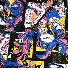 Anime All Over Print T-Shirt Fresh Prints Of Tokyo Drill Clothing Co -Size Large