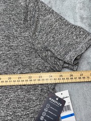 Flag & Anthem MadeFlex Men’s Grey Short Sleeve Henley Tee Shirt Size XL NWT