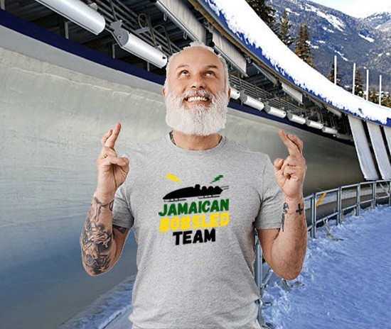 MEN WOMENS TEE TSHIRT UNISEX JAMAICAN BOBSLED TEAM MOVIE COOL GIFT RUNNINGS
