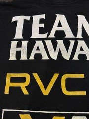 RVCA x BJ Penn RARE T Shirt Mens Size XL Team Hawaii Just Scrap MMA UFC Black