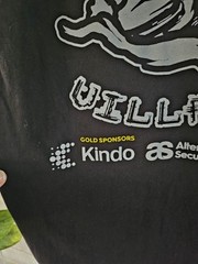 Black Adversary Village T Shirt Defcon 32 Engage Kindo Google AS Dize XL