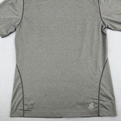 Nike Pro Combat Dri-Fit Mens Fitted Training Shirt Heather Gray Large