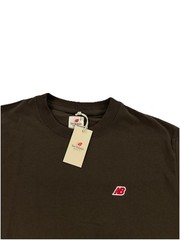 NEW New Balance Made In USA Core Short Sleeve T Shirt Brown Mens MT43543-RHE