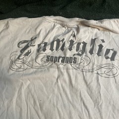 Vintage y2k The Sopranos familia HBO promo tee XXL TV mafia gangster Mob drama