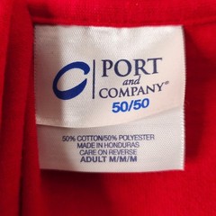 The Positive Side T Shirt Mens Size Medium Red Help Others