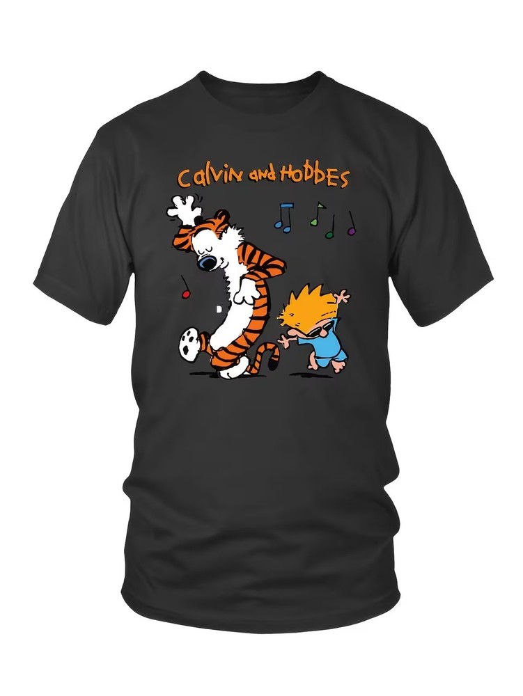 calvin-and-hobbes-dancing-with-record-player-t-shirt-art-o-rama-shop-bill-watter