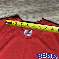 Vintage Softball Shirt Size Large Red 1989 Tournament Champion USSSA 80s 1989