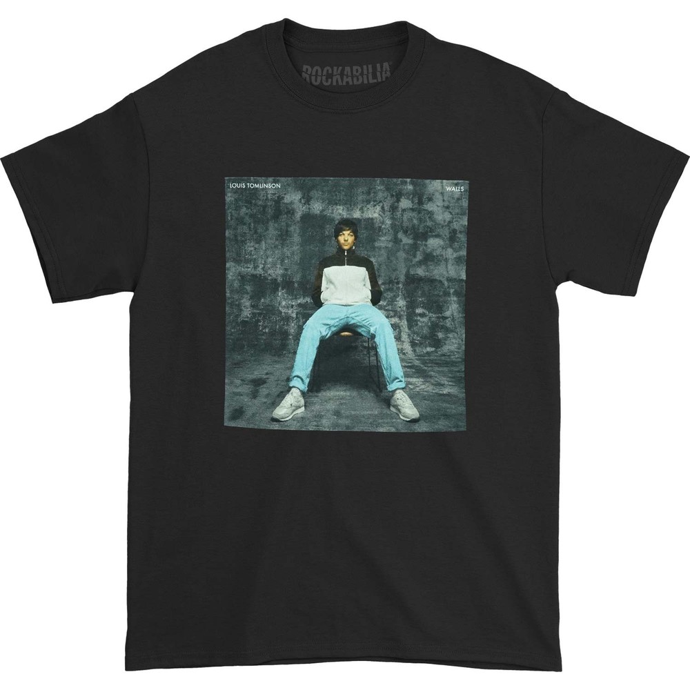 Men’s Louis Tomlinson Walls in Black T-shirt Medium Black