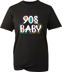 90s Baby T-Shirt 90s Vintage Party Wear Funny Joke Novelty Design Unisex Tee Top