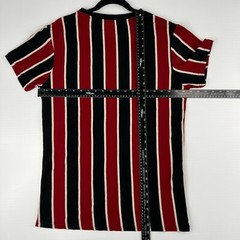 RSQ Collective Shirt Men Large Paris France Spell Stripe Work Party Gym Core Go