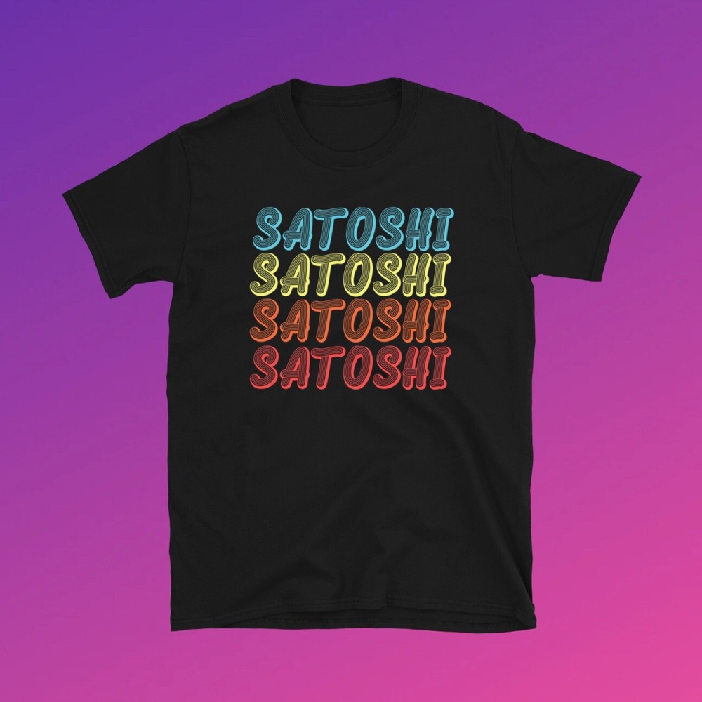 Satoshi Nakamoto Crypto Unisex Tee Shirt