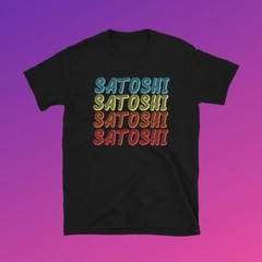 Satoshi Nakamoto Crypto Unisex Tee Shirt