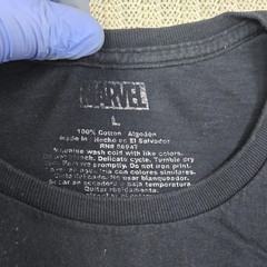 Marvel Shirt Mens Large Black Avengers Comic Graphic Tee Spider-Man Heroes