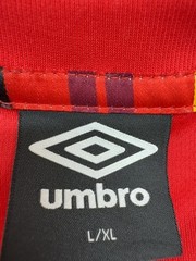 Umbro Unisex Red Football Shirt Short Sleeve Size L