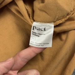 Pact Shirt Mens XL Brown Long Sleeve Organic Cotton Crewneck Tee T-Shirt Soft