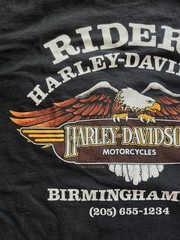 Vintage Harley-Davidson Birmingham Alabama Graphic Print Pocket T-shirt SZ XL