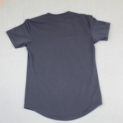 BYLT Shirt Mens Small Navy Drop Cut S/S Lux Curved Hem Premium Stretch Tee