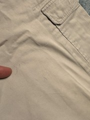 Foot Locker Cargo Shorts Mens 38 Tan Khaki 100% Cotton Twill Flat Front Outdoor