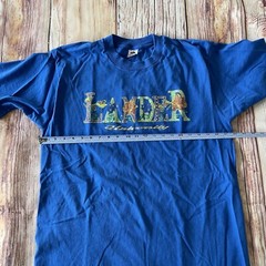 Fruit Of The Loom Vtg 90s Tshirt Lander University Size XL USA single Stitch