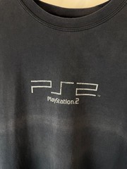 Vintage 2000s PlayStation 2 Shirt Video Game Promo PS2 Sun Faded Tee Size L