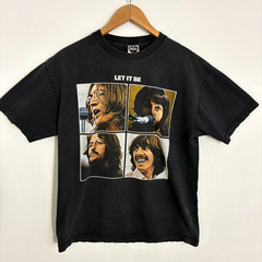 Vintage The Beatles Let It Be Shirt Adult L Lennon McCarthy Graphic Band Tee