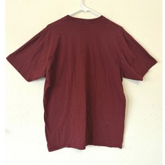 Dr Pepper T-Shirt XL Maroon Soda Pop Graphic Tee Vintage Style Retro Soft Cotton