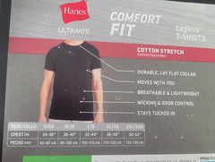 NEW Hanes Men BLACK Crew neck T-Shirt 4-Pack Comfort FIT OPEN BOX YOU CHOOSE SZ