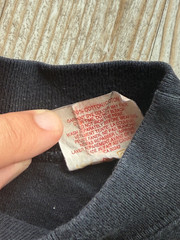 Rare Vintage Levi Strauss & Co 501 Original Button Fly T Shirt