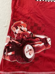 Nintendo World Super Mario Kart Grand Prix Lace up Tshirt Red Adult 2XL Univ Stu