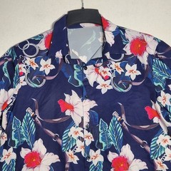 Hawaiian Tropical Shirt Men Summer Casual Beach Button-Down Cruise Holiday Party