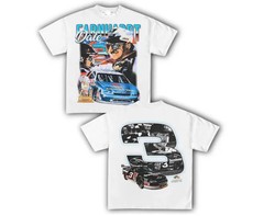 NASCAR Dale Earnhardt #3 Double Sided Racing Mens T-Shirt Tee