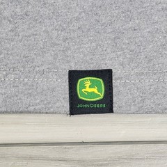 John Deere Graphic Tee Men’s Medium Gray Short Sleeve