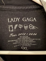 Lady Gaga Vanish Into You Mayhem Ball Tour T-Shirt Size XXL