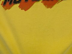Valabasas Vintage Extreme Motocross Graphic Tee Distressed Helmet Yellow Men’s M