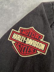 Harley-Davidson Shirt Mens 3XL Black Long Sleeve Skull Pirate Graphic Back Print