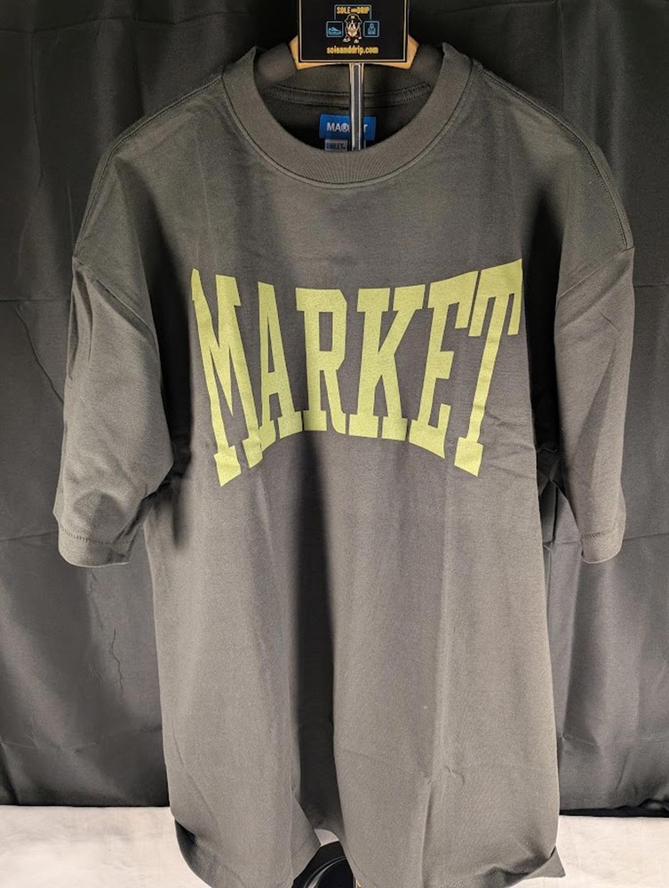 Market Arc Logo T-Shirt Men’s Size XXL Charcoal Grey Streetwear New With Tags