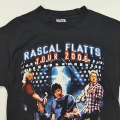 Rascal Flats 2006 Tour Size XS Country Music Rock Tour Band Y2K Retro T Shirt