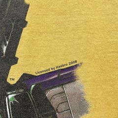 Vintage 2008 Transformers Hasbro BotCon Shattered Glass Optimus Prime Shirt S